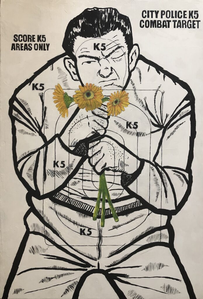 Phlower Power, 24 in. X 32 in., acrylic on board, 2021